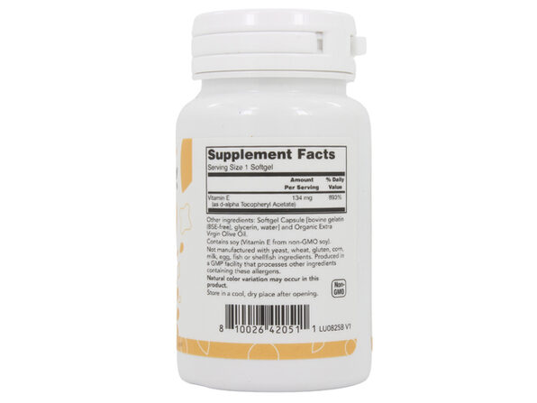 Luckyvitamin Vitamin E D Alpha Tocopheryl 0 Iu 100 Softgels Stacksocial