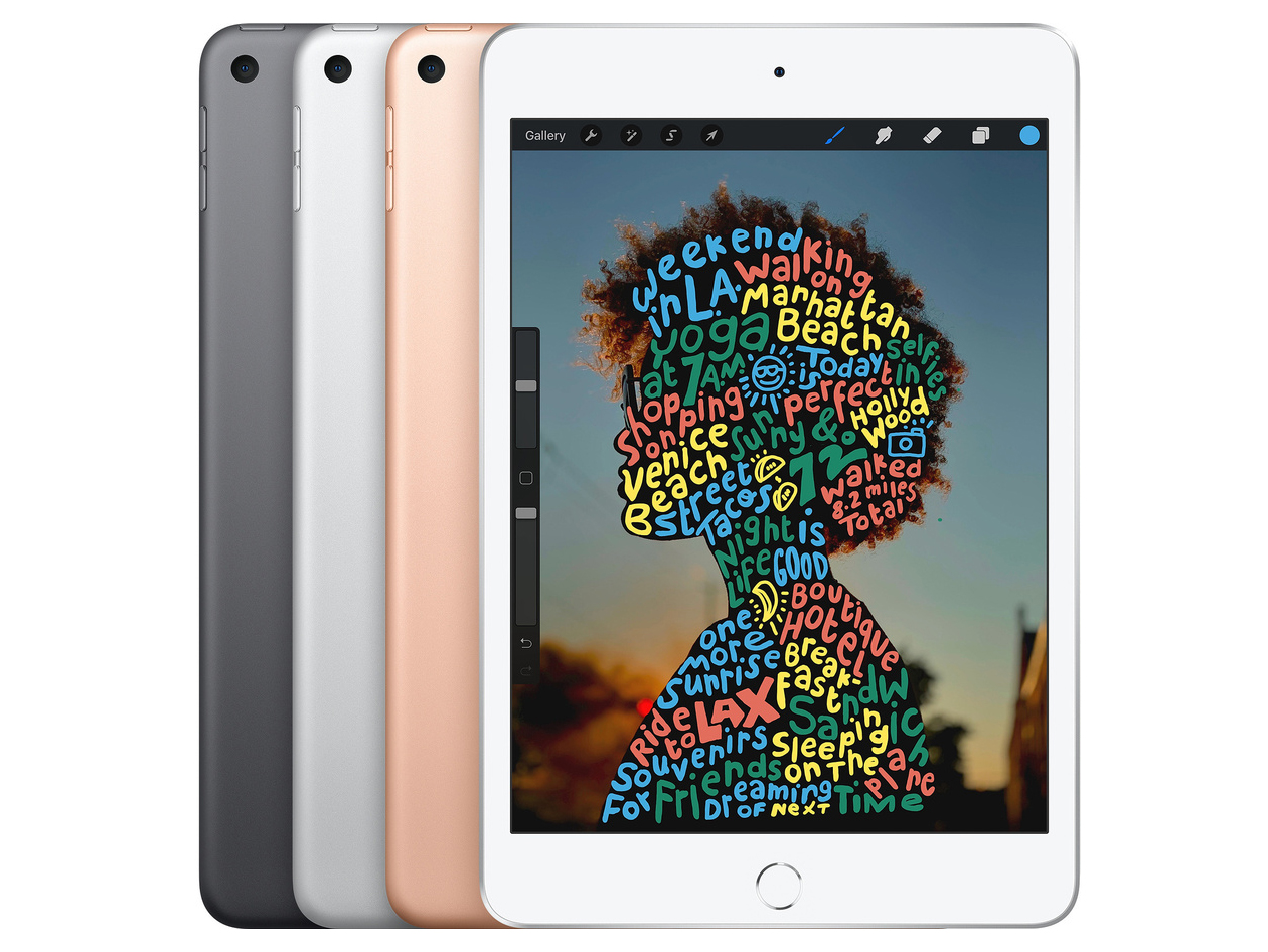 Apple iPad mini (2019) 5th Gen 64GB Wi-Fi & Cellular Unlocked Silver (Refurbished)