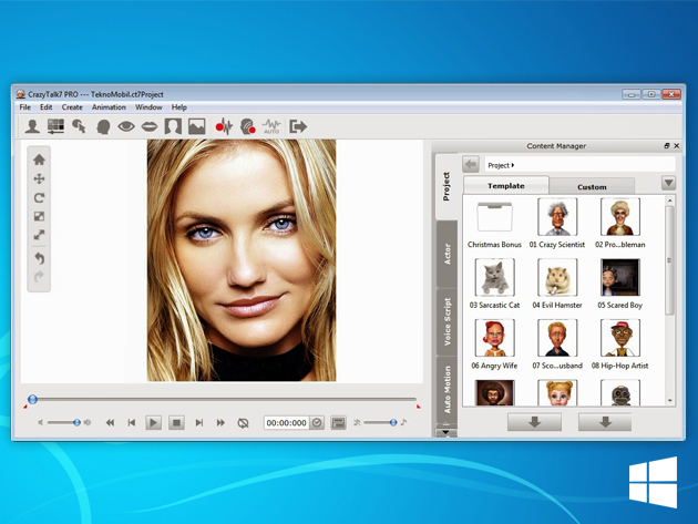 CrazyTalk 7 Pro Facial Animation Software for PC