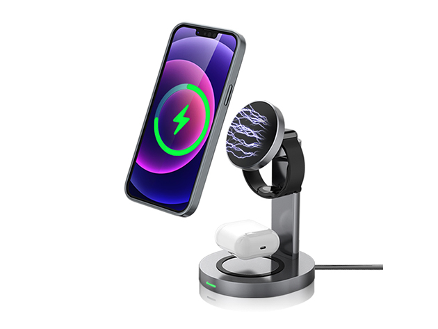 3-in-1 Magnetic Wireless Charging Station