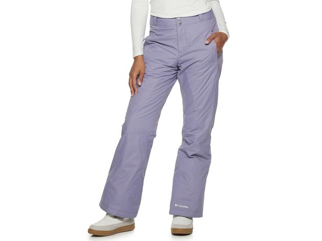Columbia Women's Modern Mountain Internal-Gaiter Snow Pants Lilac Size Small