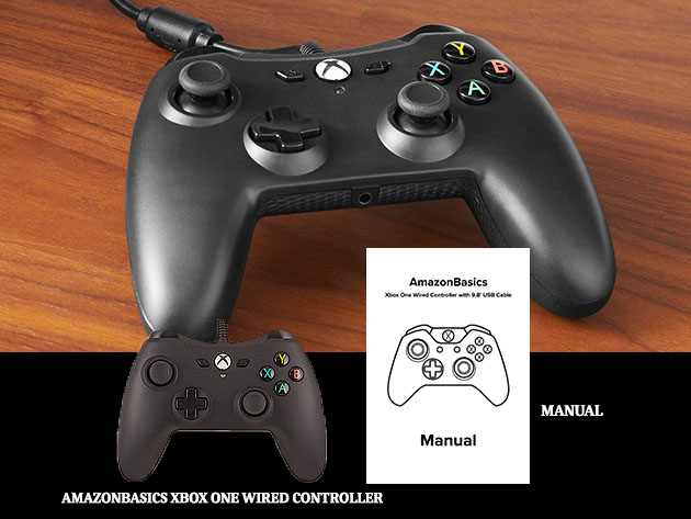 amazonbasics xbox one wired controller