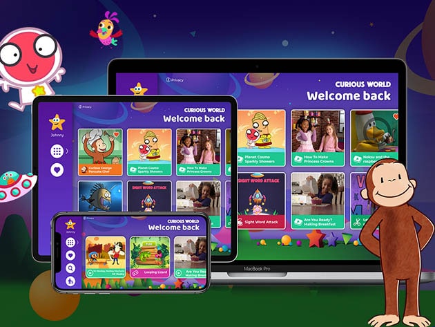 Curious World Language Learning App for Kids: 1-Yr Subscription