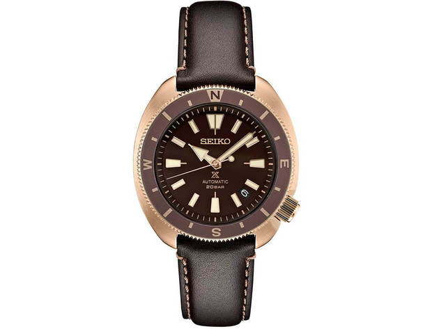 Seiko SRPG18 Prospex Automatic Dive Watch - Brown/Rose Gold