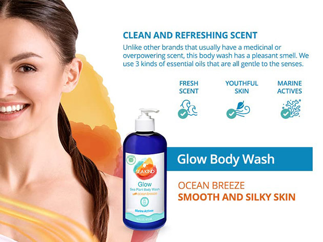 Sea Kind Glow & Hydrate Body Wash and Lotion Set