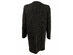 Anne Klein Women's Black Polka Dot Long Sleeve Open Cardigan Sweater Black Size Medium