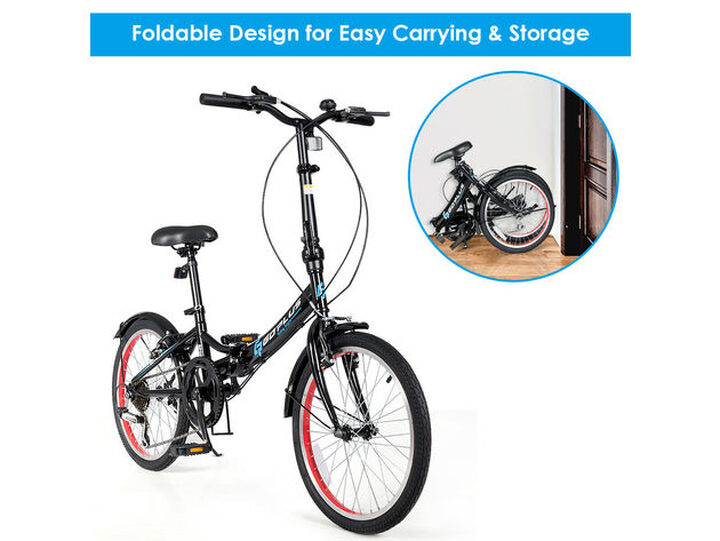 goplus folding bicycle