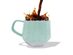 Homvare Porcelain Coffee Mug, Tea Cup for Office and Home Suitable for Both Hot and Cold Beverages - Teal 2-Pack