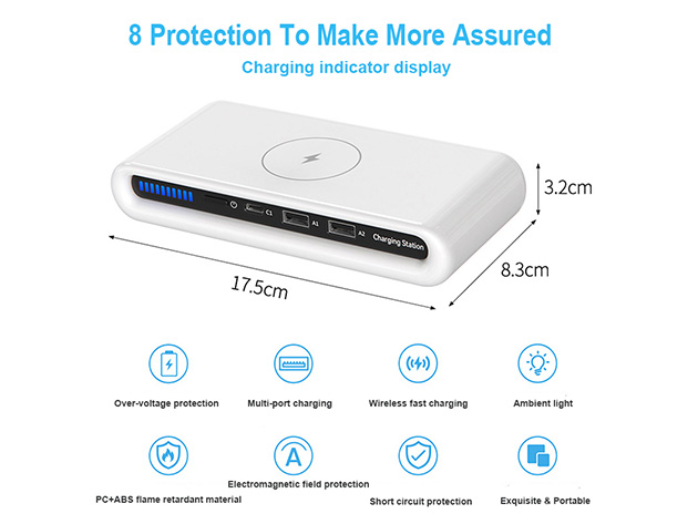 4-in-1 30W Charging Station for Multiple Devices