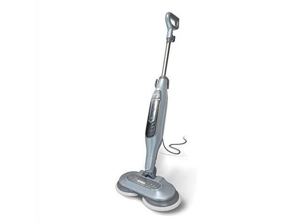 Shark S7000AMZ Steam Mop, Steam & Scrub All-in-One Scrubbing and Sanitizing, Designed for Hard Floors, with 6 Dirt Grip Soft Scrub Washable Pads & 2 Steam Modes, Pure Water Blue - Product Image