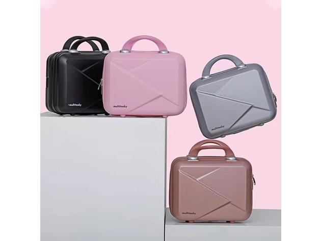 Multi-functional Mini Suitcase - Silver