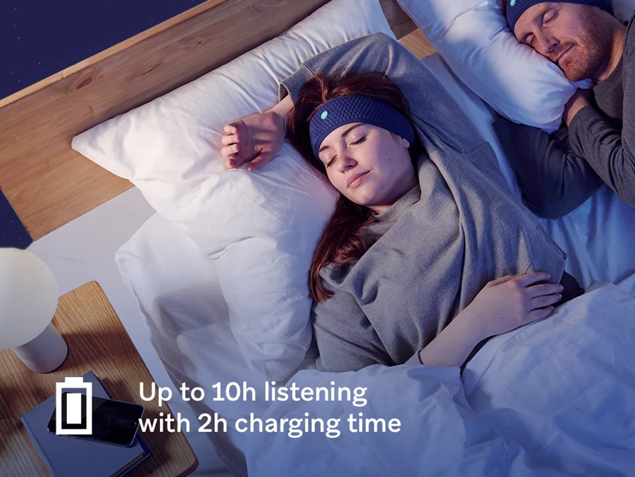 HoomBand Bluetooth Headband for Sleep with Travel Case