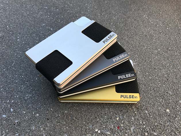 PulseX1 Ultra Slim Wallet (Black)
