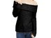 INC International Concepts Women's Chenille Cowl-Neck Sweater Black Size Large