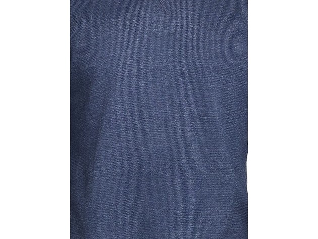 Weatherproof Vintage Men's Waffle Knit Long-Sleeve T-Shirt Navy Size XX-Large