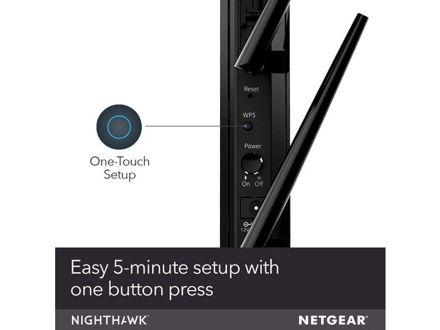 NETGEAR Nighthawk AC1900 Dual-Band Gigabit Mesh Capable Wi-Fi Range Extender (Refurbished)