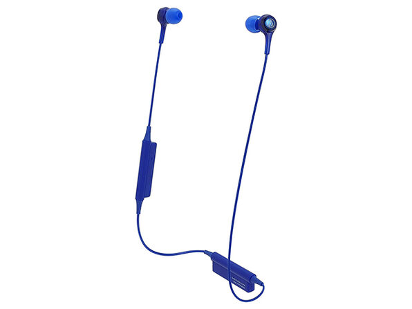 Audio Technica Bluetooth Wireless In Ear Headphones Blue Stacksocial