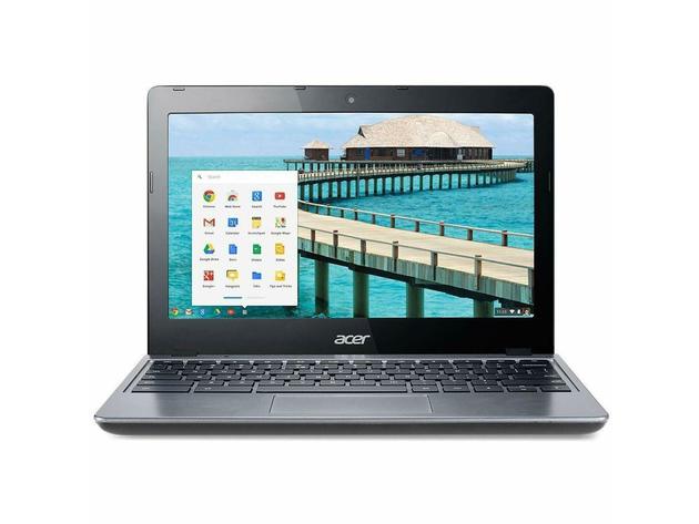 Acer C720-2844 11" Chromebook, 1.4GHz Intel Celeron, 4GB RAM, 16GB SSD, Chrome (Grade B)