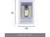 4 Pack Wireless LED Light Switch Battery Operated - Batteries Included