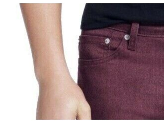 Levis Men's 511 Slim-Fit Stretch Flannel Jeans Purple Size 30X30