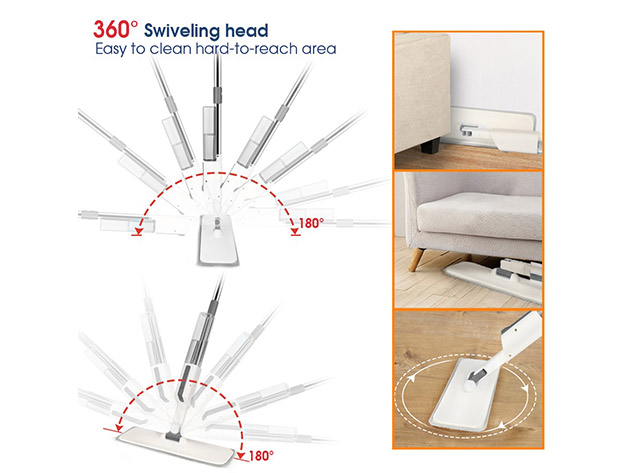 Masthome Microfiber Spray Clean Flat Mop