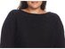 Vince Camuto Women's Plus Crystal Embellished V-Back Cotton Blend Sweater Black Size XXX-Large