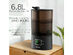 Costway 6.5L Ultrasonic Humidifier 360degrees 5-Level Mist Settings - Black