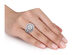 Diamond Engagement Ring & Wedding Band Bridal Set 2.46 Carat (ctw Color H-I Clarity I2-I3) in 10K White Gold - 10