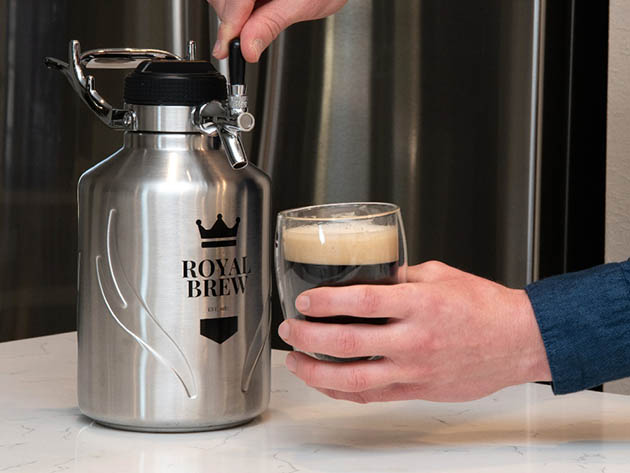 Royal Brew Nitro Growler Pro (64oz)