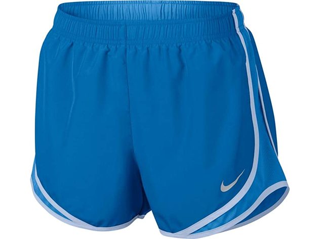 Nike Womens 3 Dry Tempo Heatherized Running Shorts Blue Size Extra Small Stacksocial 3558