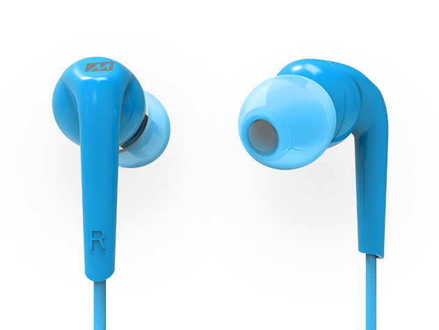 RX18P Comfort-Fit In-Ear Headphones (Blue) | StackSocial