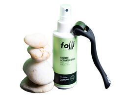 Hair Folli: Active Hair Regrowth Spray & Roller Bundle