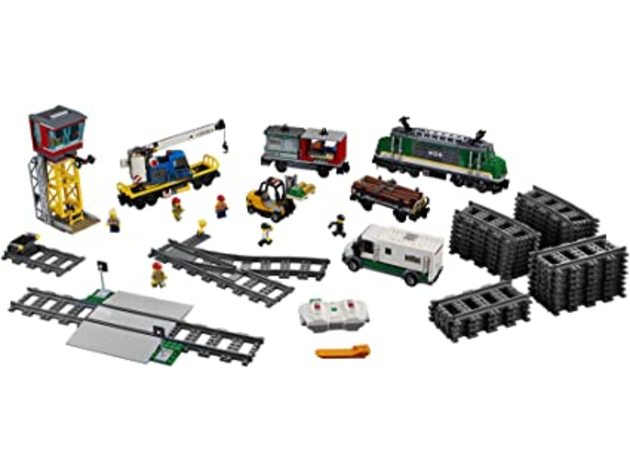 LEGO City Cargo Train Exclusive Remote Control Train Building Set, 1226 Pieces (Refurbished, No Retail Box)