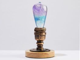 The Faith Lamp & Vintage Round Base