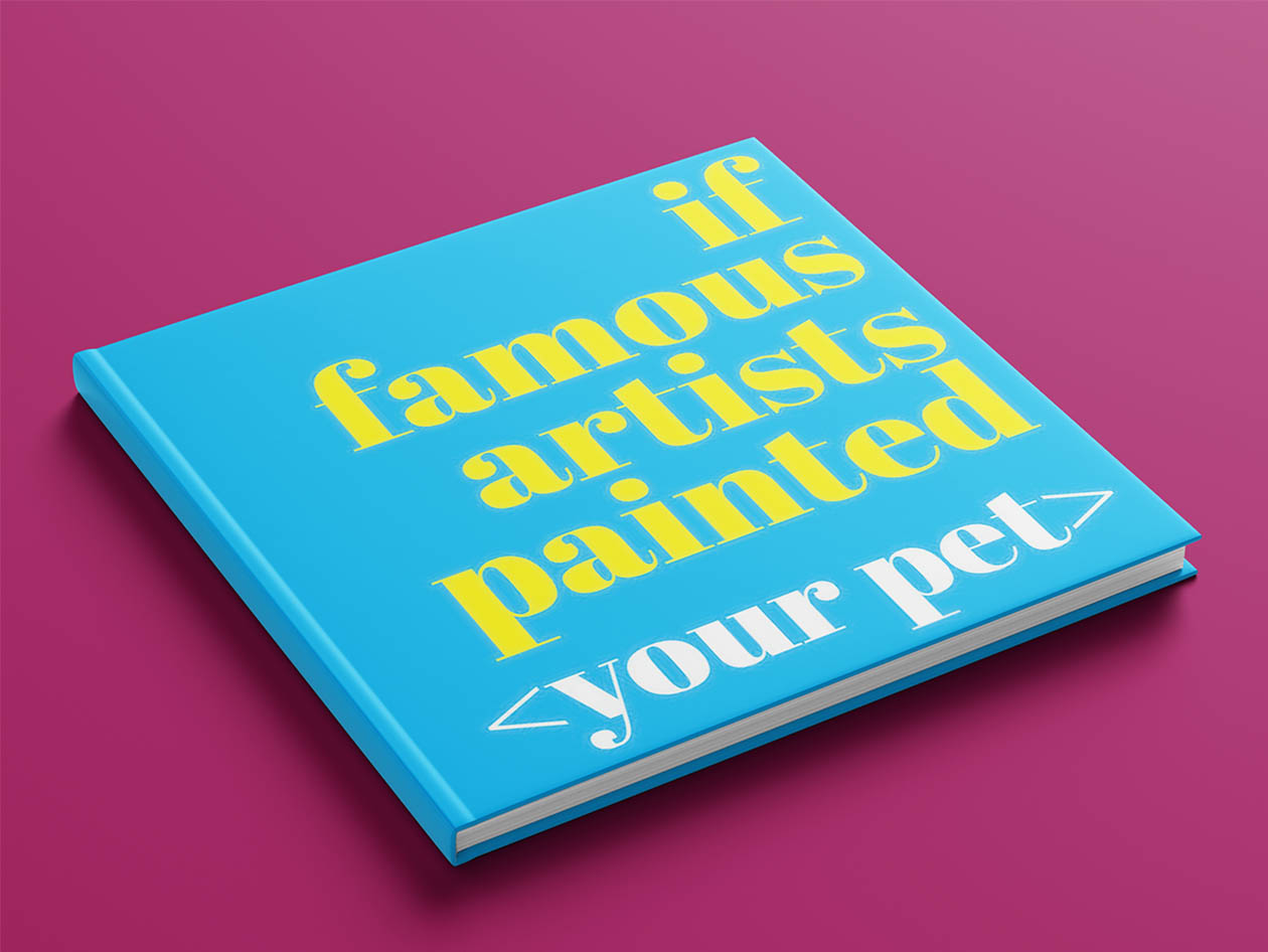 If Famous Artists Painted Your Pet - Personalized Book Hardcover (Redemption Voucher)