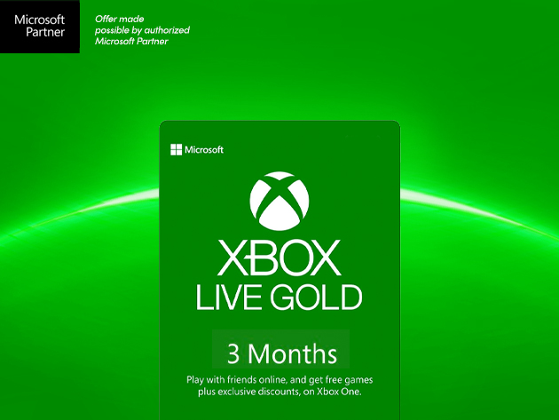 Xbox Live Gold: 3-Month Subscription