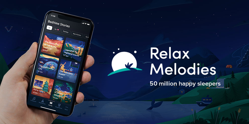 relax melodies app sound combinations