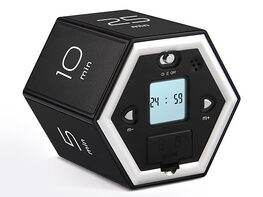 Hexagon Flip Productivity Timer with Mute & Alarm Functions