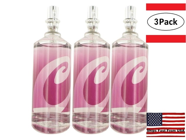 3 Pack Curve Appeal by Liz Claiborne Eau De Toilette Spray (unboxed) 2.5 oz for Women