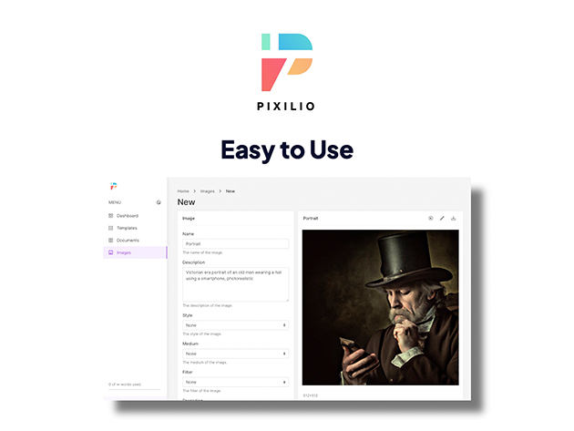 Pixilio The Ultimate AI Image Generator: Lifetime Subscription