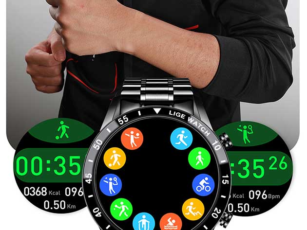 LIGE Luxury Men’s Smart Watch