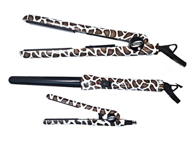The Infusion Collection: Flat Iron & Curling Wand 3-Pc Set 