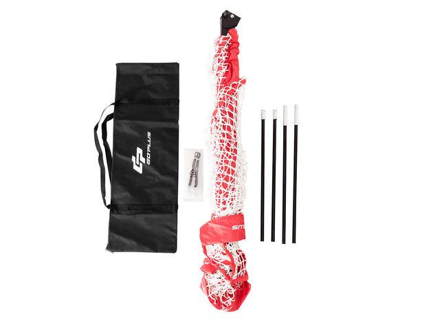 4' Portable Lacrosse Goal Net for Backyard Shooting In/Outdoor Use w/ Carry Bag - Red