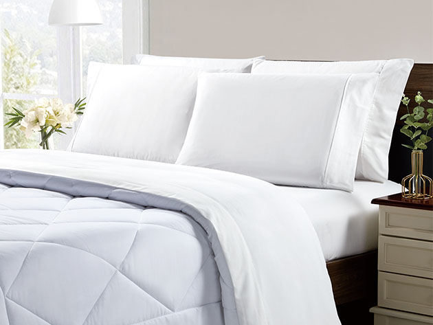 Kathy Ireland 6-Piece CoolMax Sheet Set (White/King)