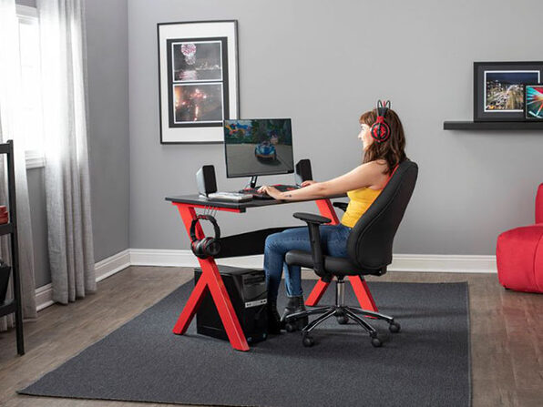 Offex Overlord 45 Wide Pc Gamer Computer Desk Stacksocial