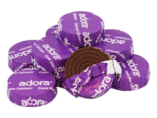 Adora - Calcium Supplement Rich Dark Chocolate 500 mg. - 30 Piece(s)