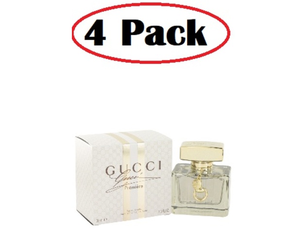 4 Pack of Gucci Premiere by Gucci Eau De Toilette Spray 1.6 oz