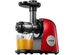 AICOK Slow Masticating juicer Extractor, Cold Press Juicer Machine, Quiet Motor, Reverse Function, with Juice Jug & Brush for Cleaning, Hot Red