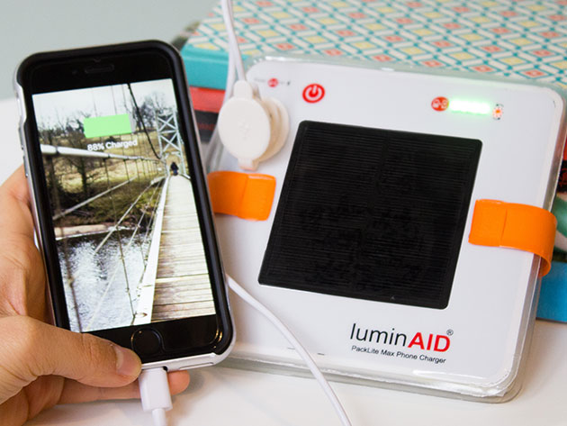 LuminAID PackLite Max 2-in-1 Phone Charger