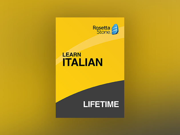 Rosetta Stone: Lifetime Subscription (Italian)